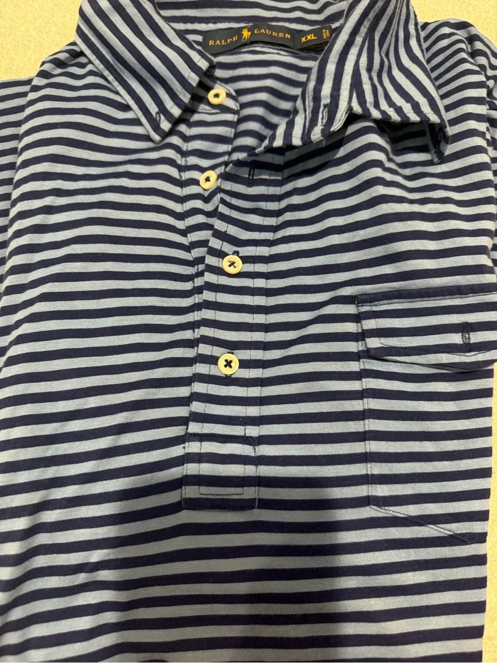 4 Men’s Polo Ralph Lauren short sleeve collared shirts